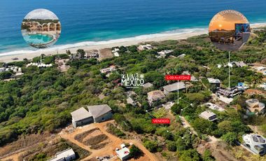 Terrenos en La Barra cerca de Casona Sforza, Puerto Escondido, Oaxaca
