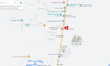 Terreno comercial en venta sobre boulevard colosio Cancun