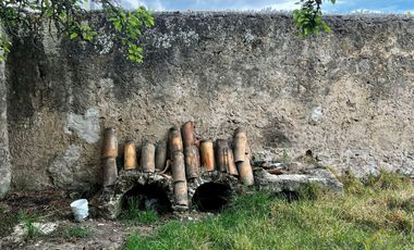 Terreno en venta con casco de hacienda en Perote Veracruz
