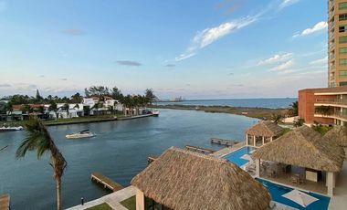 Departamento en Renta con vista al mar en Residencial Marina Tajín, Boca del Rio
