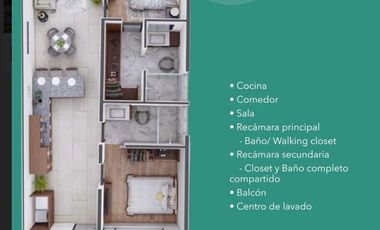 DEPARTAMENTO EN PRE VENTA por el barrial  CARRETERA NACIONAL SANTIAGO