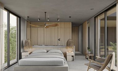 Villa en venta en Tulum Aldea Zama de 3 habitaciones a 7 minutos de la playa