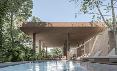 Villa en venta en Tulum Aldea Zama de 3 habitaciones a 7 minutos de la playa