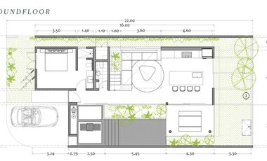 Villa en venta en Tulum Aldea Zama de 3 habitaciones a 7 minutos de la playa