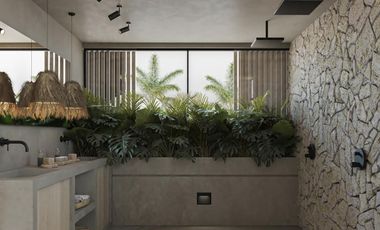 Villa en venta en Tulum Aldea Zama de 3 habitaciones a 7 minutos de la playa
