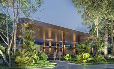 Villa en venta en Tulum Aldea Zama de 3 habitaciones a 7 minutos de la playa
