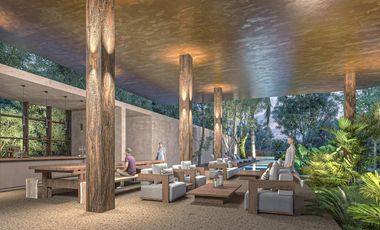 Villa en venta en Tulum Aldea Zama de 3 habitaciones a 7 minutos de la playa