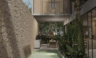 Villa en venta en Tulum Aldea Zama de 3 habitaciones a 7 minutos de la playa