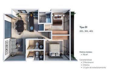 Deptos. Preventa Col. Napoles, Benito Juárez, CDMX