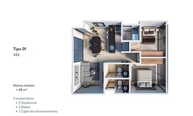 Deptos. Preventa Col. Napoles, Benito Juárez, CDMX