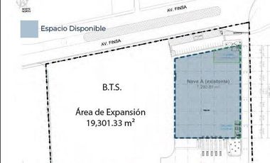 Renta de Bodega Industrial de Alto Nivel.  Ubicada en el Parque Industrial FINSA