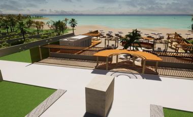 Terreno en Venta segunda linea de mar en Mahahual Entrega Inmediata
