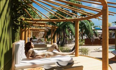Terreno en Venta segunda linea de mar en Mahahual Entrega Inmediata