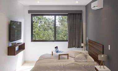 Departamento en venta en Tulum de 2 habitaciones a 8 minutos de la playa
