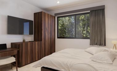 Departamento en venta en Tulum de 2 habitaciones a 8 minutos de la playa
