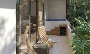 Departamento en venta en Tulum de 2 habitaciones a 8 minutos de la playa