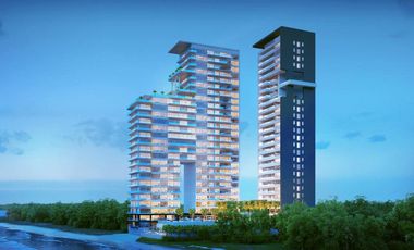 Departamento en VENTA con espectacular vista al mar, 3 recámaras y estudio, Torre Peninsula