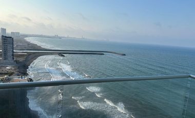 Departamento en VENTA con espectacular vista al mar, 3 recámaras y estudio, Torre Peninsula