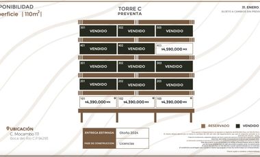 PREVENTA DE DEPARTAMENTO A LA ORILLA DEL MAR