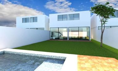 Hermosa casa en praderas del Mayab  de 2 plantas con alberca