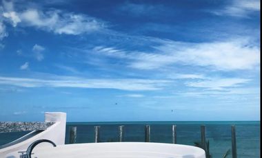 Venta Casa Frente al Mar en Holbox 4 Hab Jacuzzi, Playa, Terreno Comercial