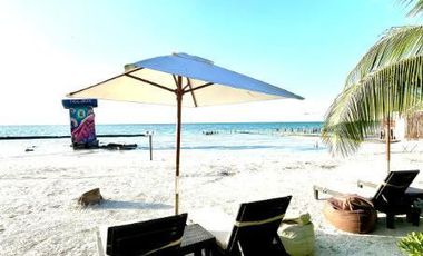 Venta Casa Frente al Mar en Holbox 4 Hab Jacuzzi, Playa, Terreno Comercial