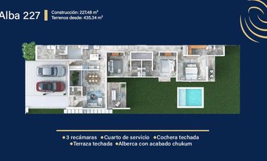 Venta  Casas en Privada residencial Alba al norte de la ciudad, Conkal