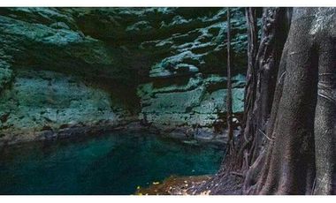 En venta terreno con casona y cenote en Temozón