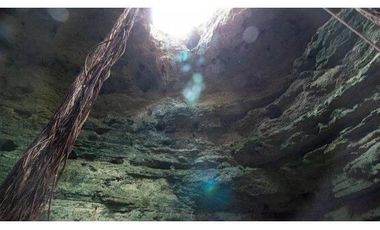 En venta terreno con casona y cenote en Temozón