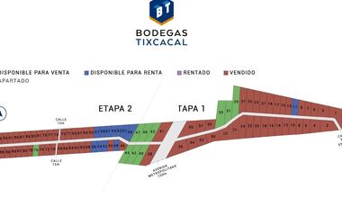 Venta Bodegas industriales en BODEGAS TIXCACAL Yucatan