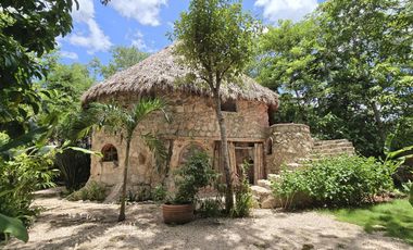 Encantadora Casa Rústica con Piscina y Jardín en Venta | Ek Balam, Yucatán