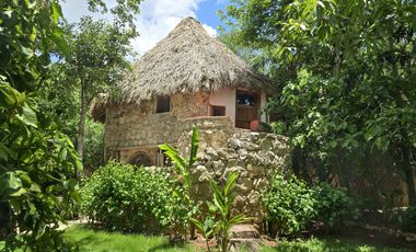Encantadora Casa Rústica con Piscina y Jardín en Venta | Ek Balam, Yucatán