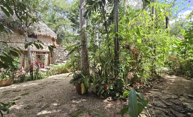 Encantadora Casa Rústica con Piscina y Jardín en Venta | Ek Balam, Yucatán