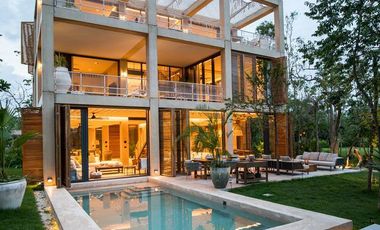 Increible casa en zona residencial prvilegiada de Playa del Carmen  P3452