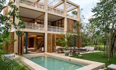 Increible casa en zona residencial prvilegiada de Playa del Carmen  P3452