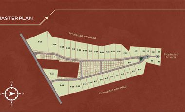 Venta terreno / lotes y macro lote residenciales en LA EMPEDRADA, Conkal Yucatán