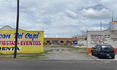 SALON DE FIESTAS CON TERRENO PARA 100 AUTOS, ACTOPAN, HGO.