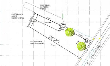 TERRENO COMERCIAL EN RENTA, BLVD. HILARIO MEDINA.