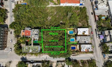 Renta Terreno de 1100 m2 Uso Mixto en Av Fonatur Cancún C3193