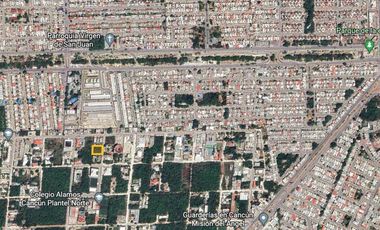 Renta Terreno de 1100 m2 Uso Mixto en Av Fonatur Cancún C3193