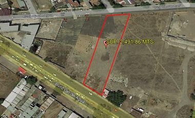 Terreno en  Renta en Ojo de Agua, Tecámac, Edo. Méx. Sup. 2,491.86 m2