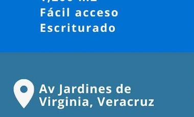 RENTA DE TERRENO EN FRA, JARDINES DE VIRGINIA, BOCA DEL RIO, VERACRUZ