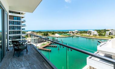 Departamento en Venta y en Renta en Puerto Cancún, Riva.