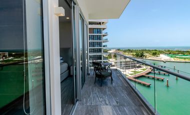 Departamento en Venta y en Renta en Puerto Cancún, Riva.