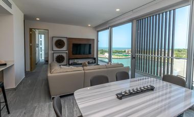 Departamento en Venta y en Renta en Puerto Cancún, Riva.