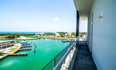 Departamento en Venta y en Renta en Puerto Cancún, Riva.