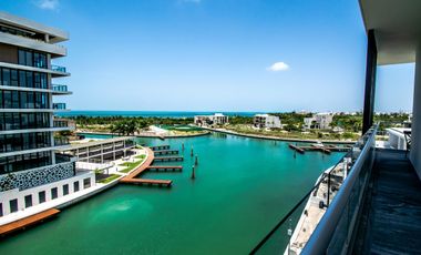 Departamento en Venta y en Renta en Puerto Cancún, Riva.