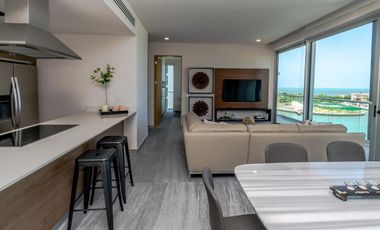 Departamento en Venta y en Renta en Puerto Cancún, Riva.