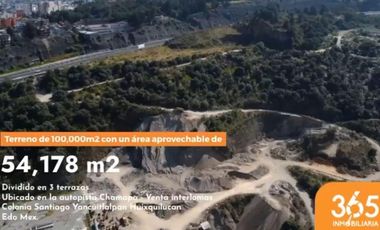 TERRENO EN HUIXQUILUCAN -CARRETERA CHAMAPA- LA VENTA -K34