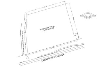 Terreno en venta San Juan Cosala Chapala